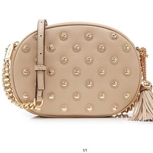 Michael Kors RARE Ginny studded messenger bag
